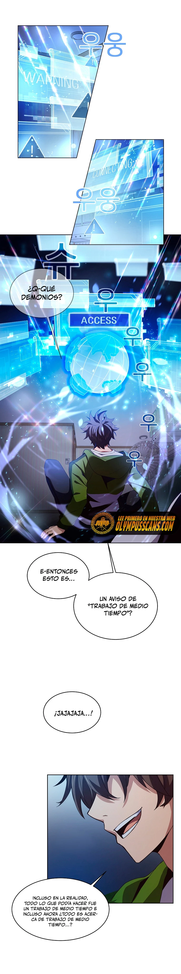Me convertí en empleado a tiempo parcial para los  Dioses Capitulo 2 página 8