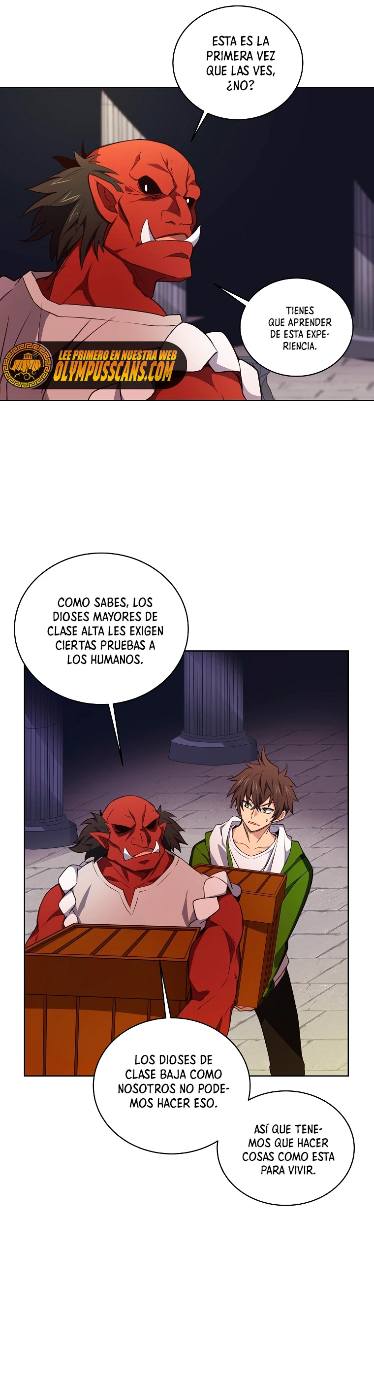 Me convertí en empleado a tiempo parcial para los  Dioses Capitulo 3 página 12