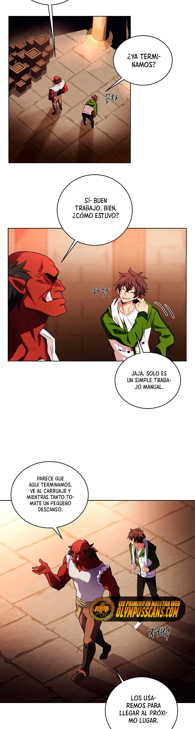 Me convertí en empleado a tiempo parcial para los  Dioses Capitulo 3 página 7