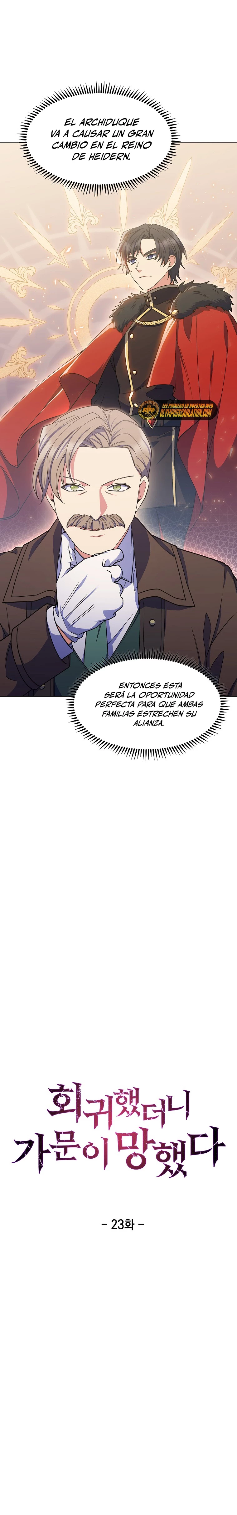 Regresé a mi arruinada familia Capitulo 23 página 8