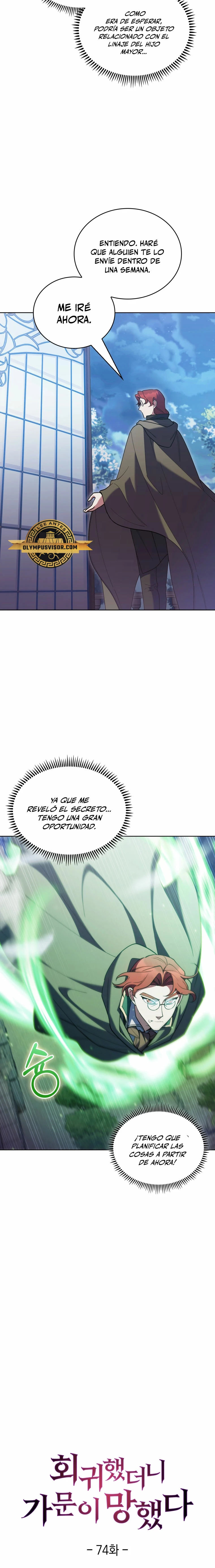 Regresé a mi arruinada familia Capitulo 74 página 10