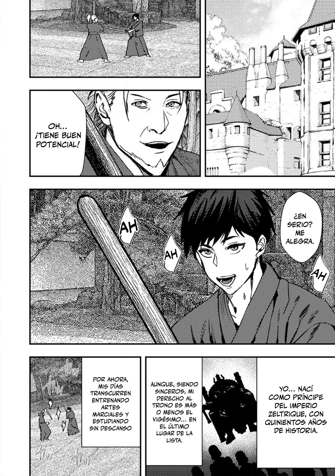 Zerutoriku Senki Tsuiho Sareta Oji Ga Bijo Tachi Wo Metori Teikoku Wo Toitsu Suru Made Capitulo 1 página 4