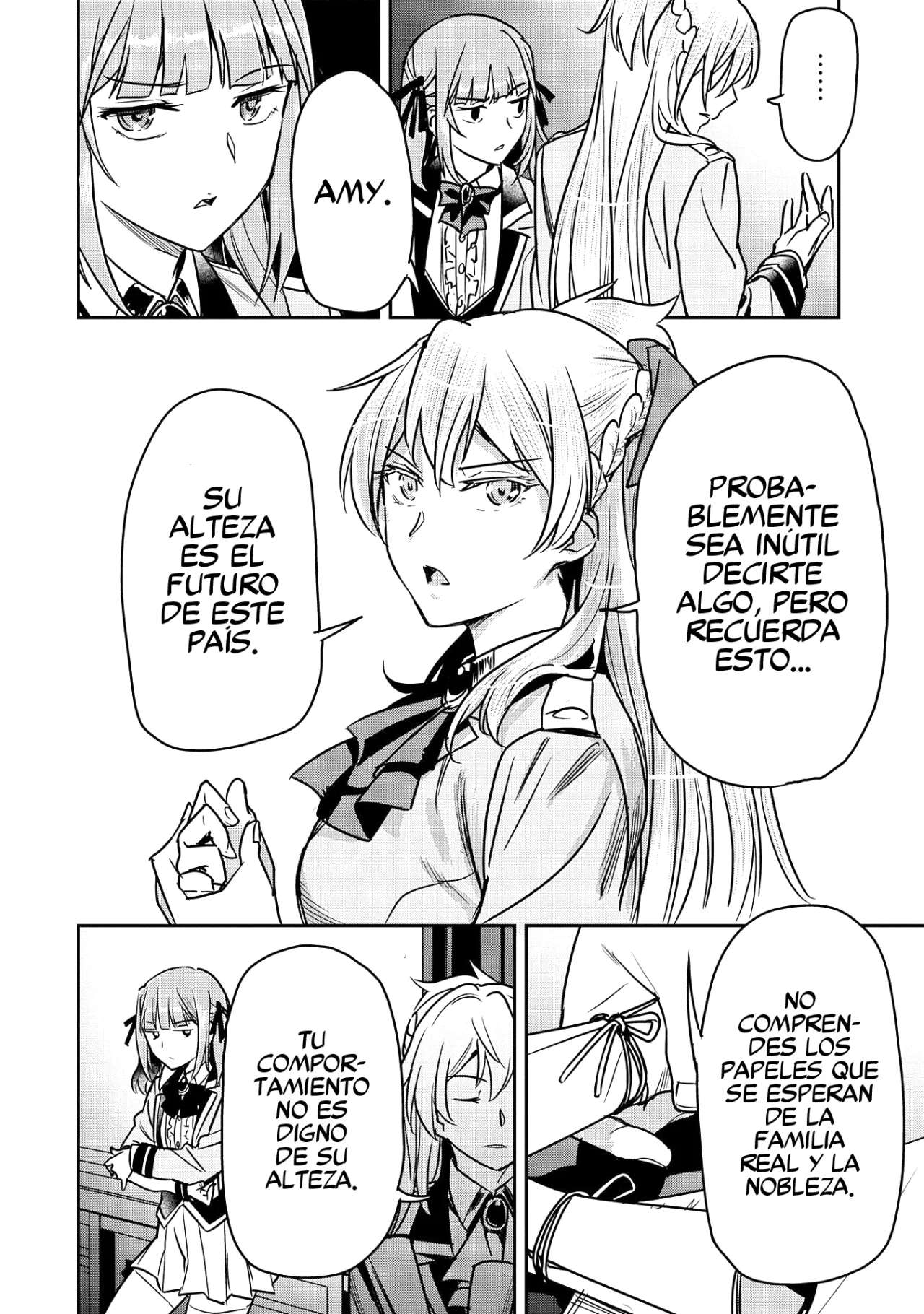Chounin A wa Akuyaku Reijou wo Doushitemo Sukuitai Capitulo 18 página 28
