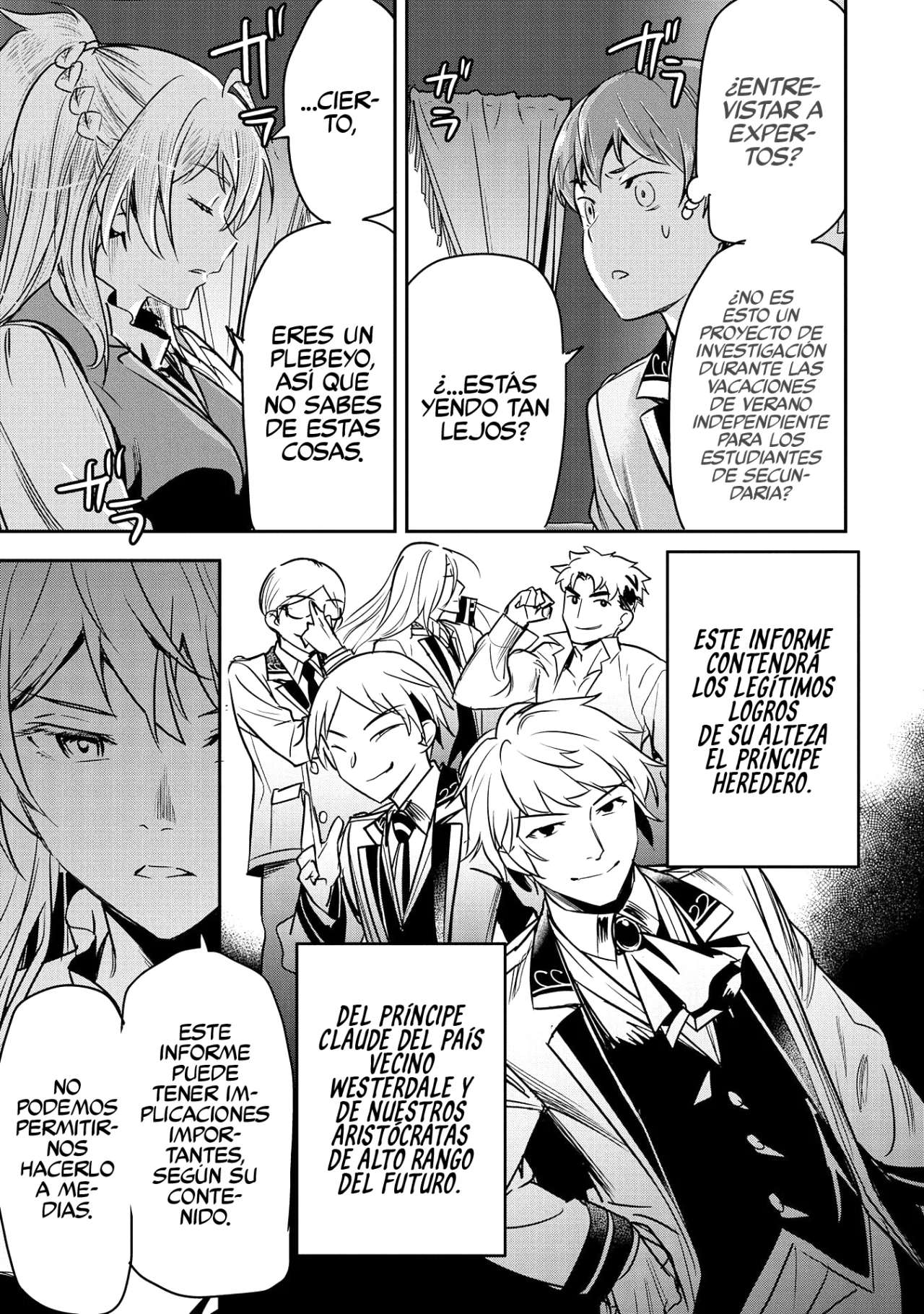 Chounin A wa Akuyaku Reijou wo Doushitemo Sukuitai Capitulo 18 página 7