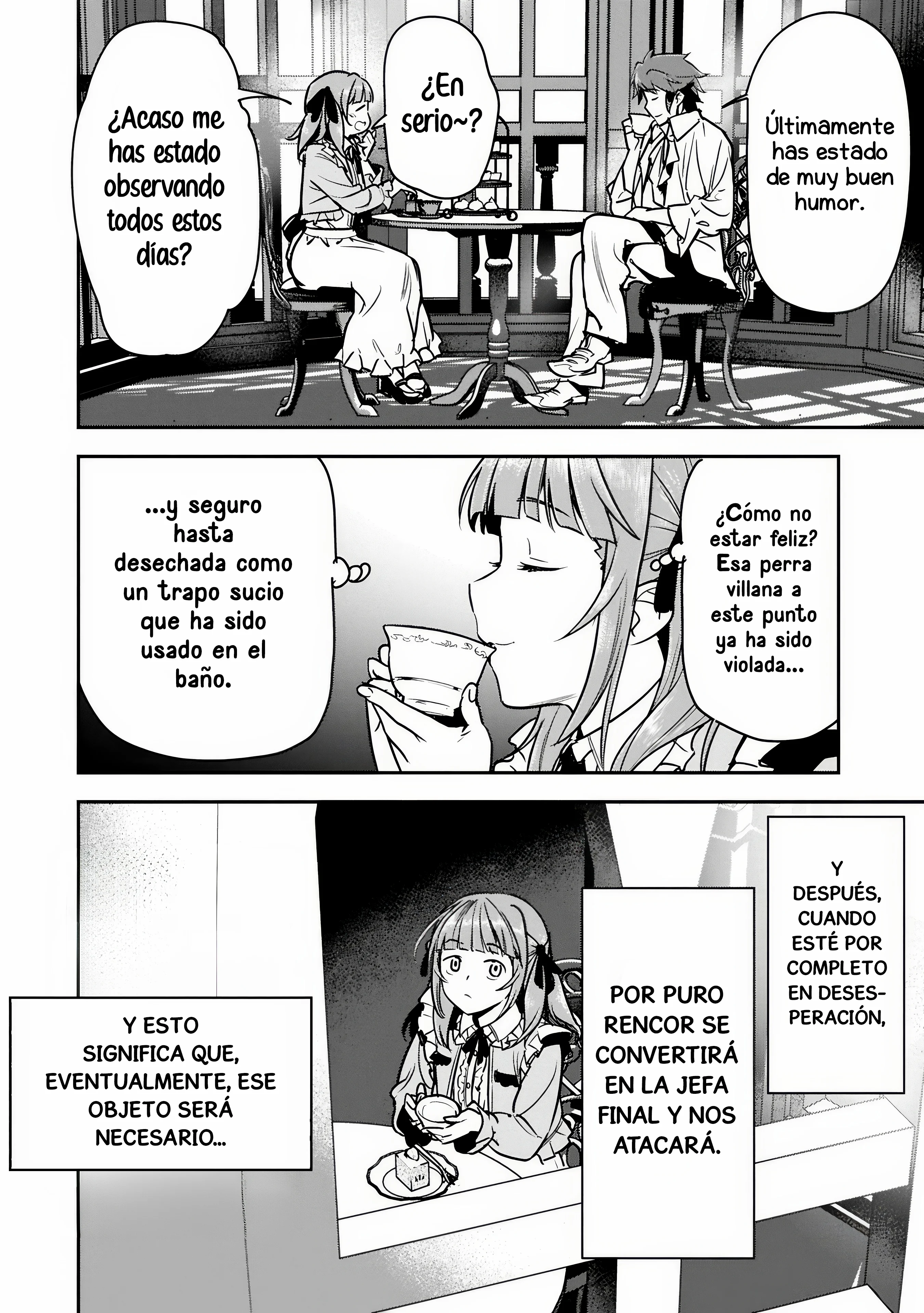Chounin A wa Akuyaku Reijou wo Doushitemo Sukuitai Capitulo 43.1 página 8