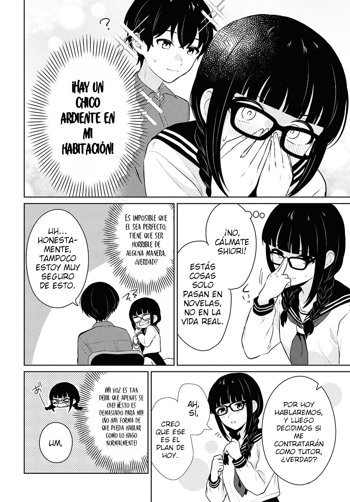 ¿Pensaste que podrias vivir una vida normal en un mundo con una proporcion de 1 hombre por cada 5 mujeres? Cuando las chicas con emociones intensas juegan con un chico desprevenido Capitulo 10 página 26