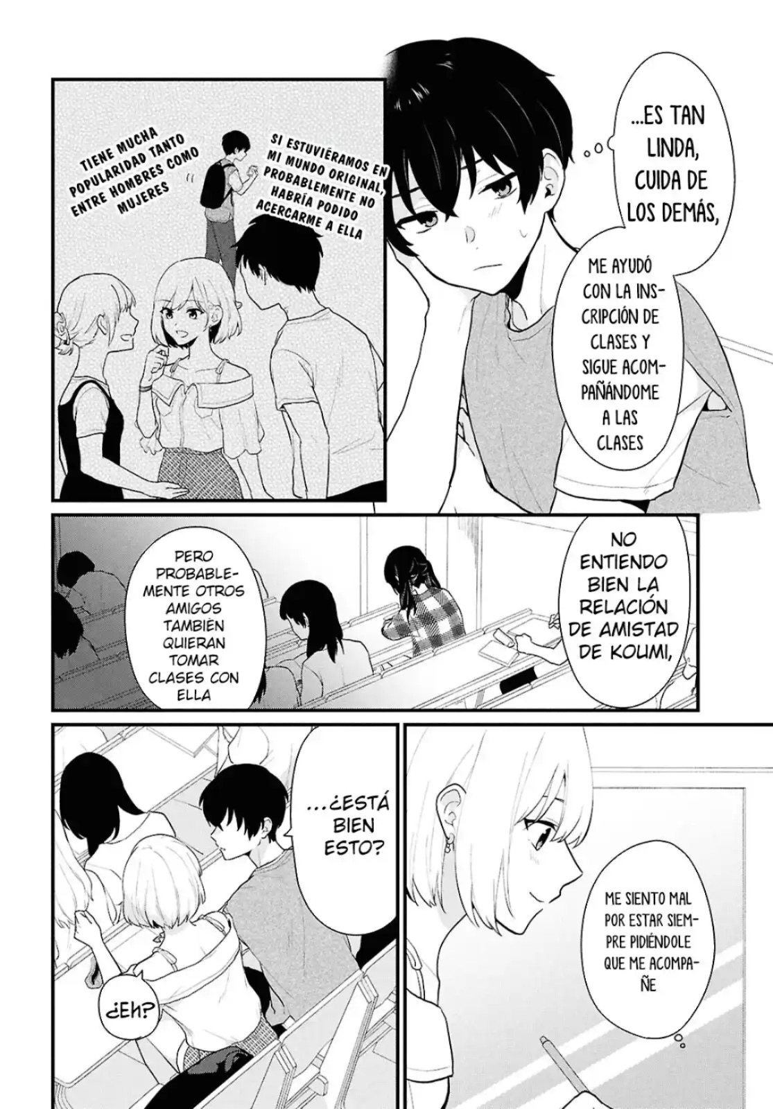 ¿Pensaste que podrias vivir una vida normal en un mundo con una proporcion de 1 hombre por cada 5 mujeres? Cuando las chicas con emociones intensas juegan con un chico desprevenido Capitulo 2.1 página 10