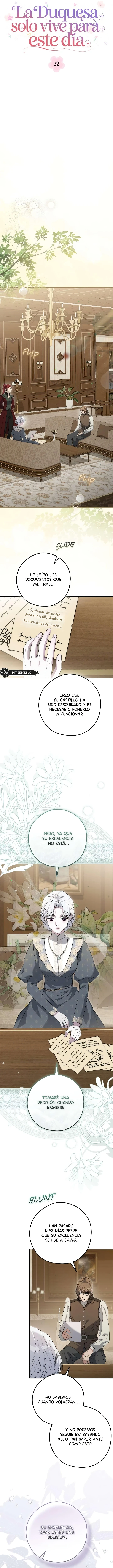 La duquesa solo vive para este día Capitulo 22 página 8
