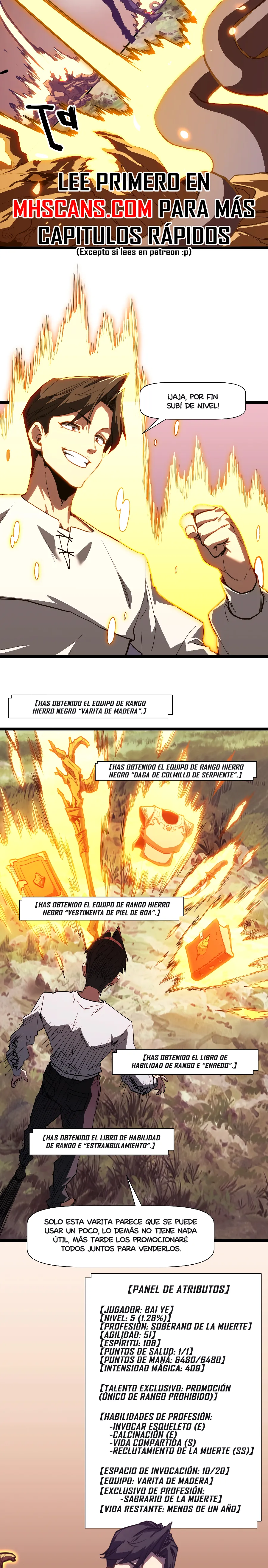 Invencible a un GOLPE de Morir Capitulo 3 página 10