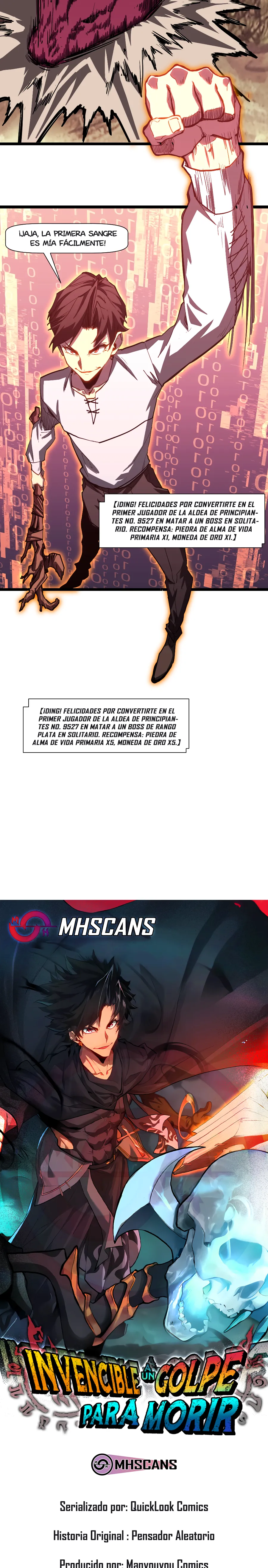 Invencible a un GOLPE de Morir Capitulo 4 página 3