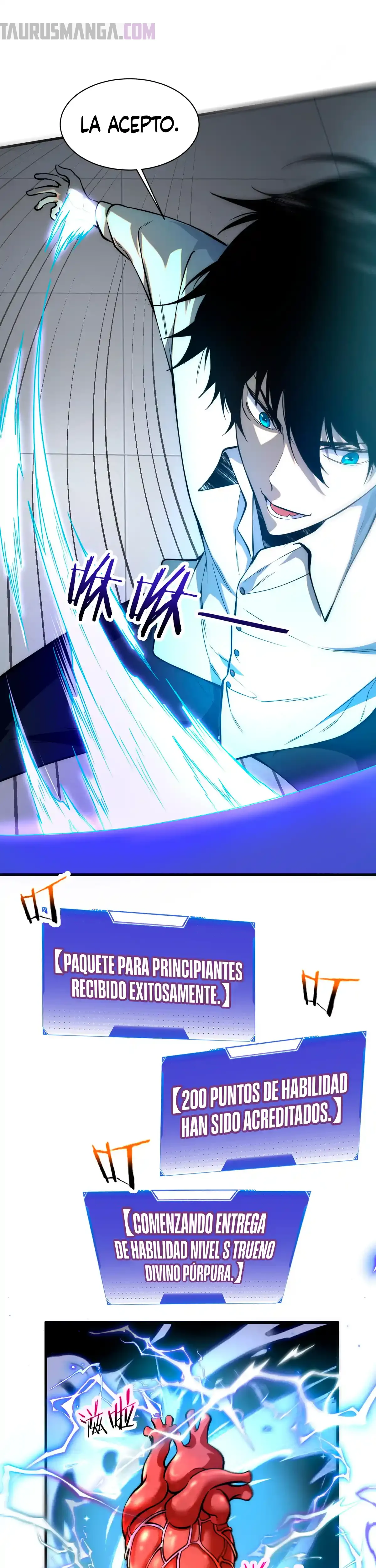 Despertar del guerrero del Rayo Clase SSS Capitulo 1 página 21
