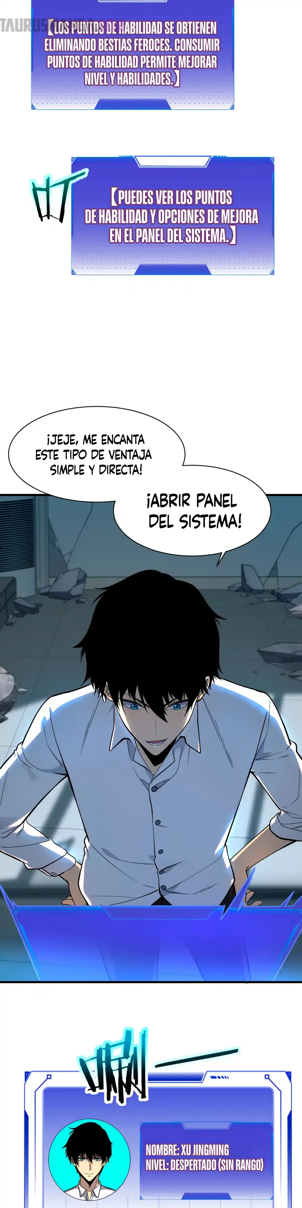 Despertar del guerrero del Rayo Clase SSS Capitulo 1 página 34