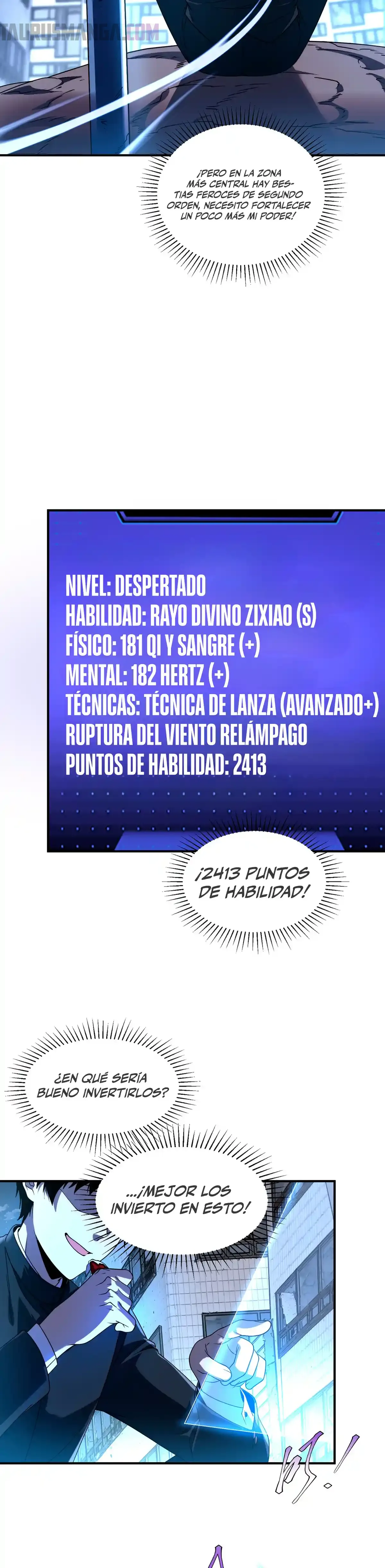 Despertar del guerrero del Rayo Clase SSS Capitulo 6 página 32