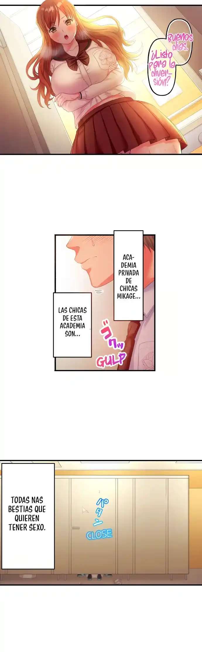 La academia de las chicas que quieren coger Capitulo 1 página 9