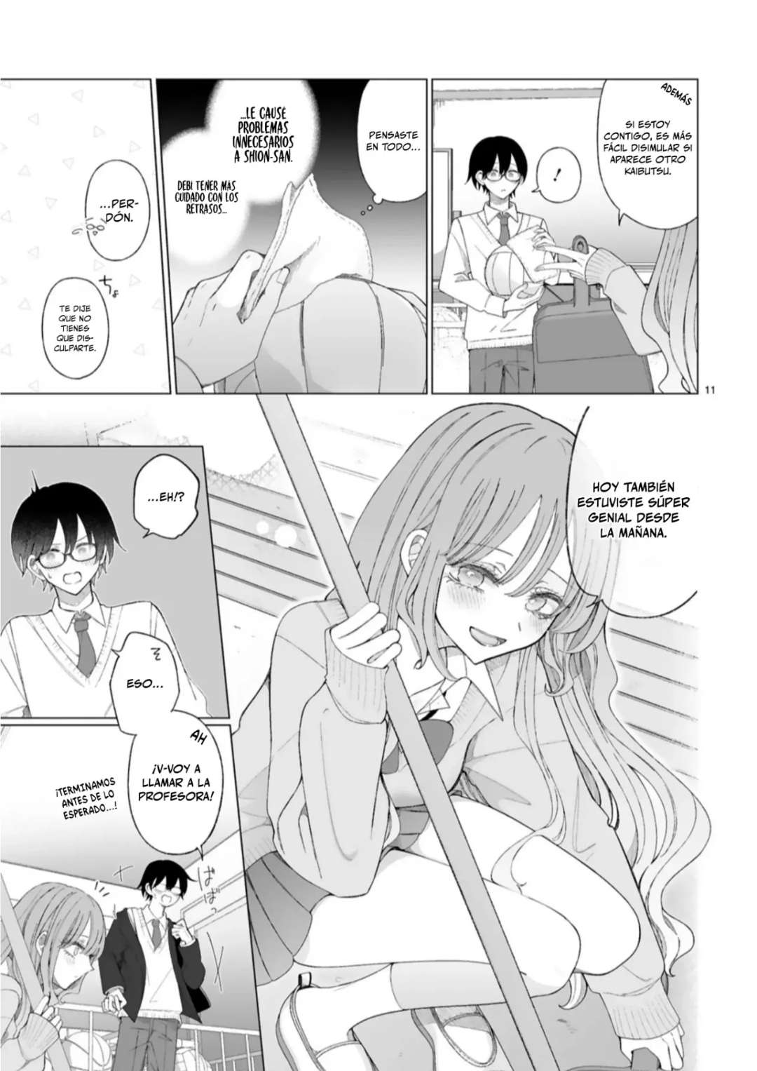 Mahou Shoujo ni Yasashii Gyaru Capitulo 3 página 11