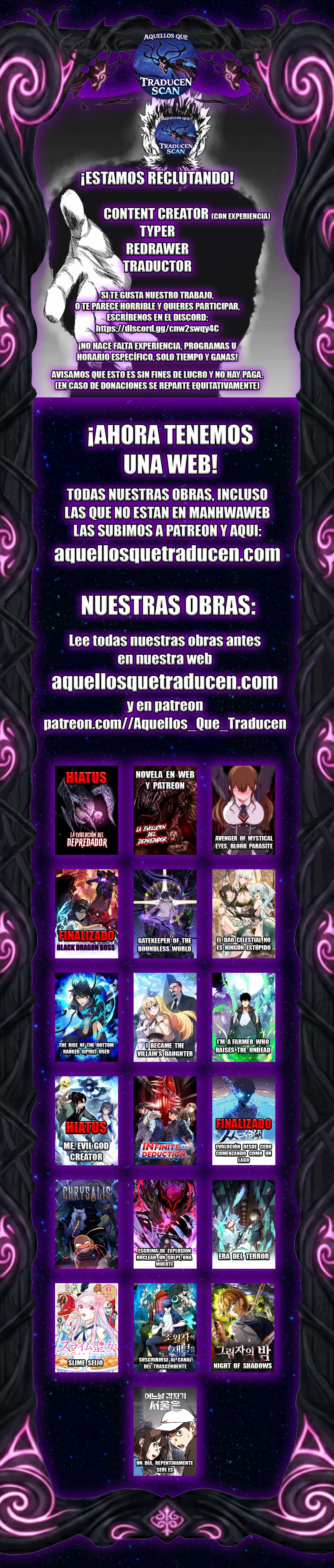 Yo, El Creador de Dioses Malignos Capitulo 21 página 6