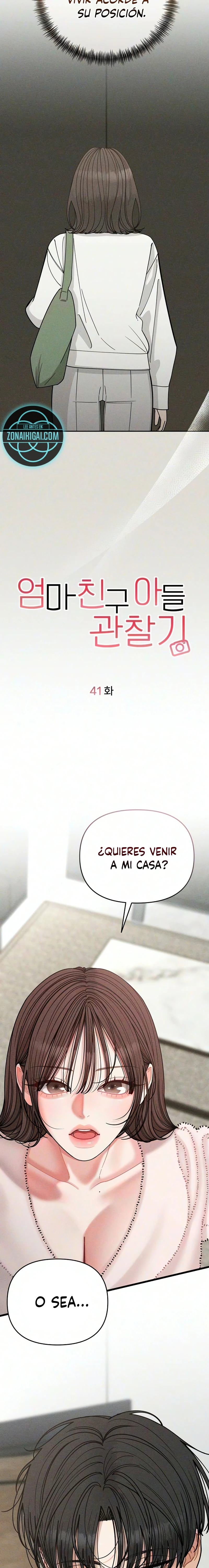 Observando al hijo de la amiga de mi mamá Capitulo 41 página 14