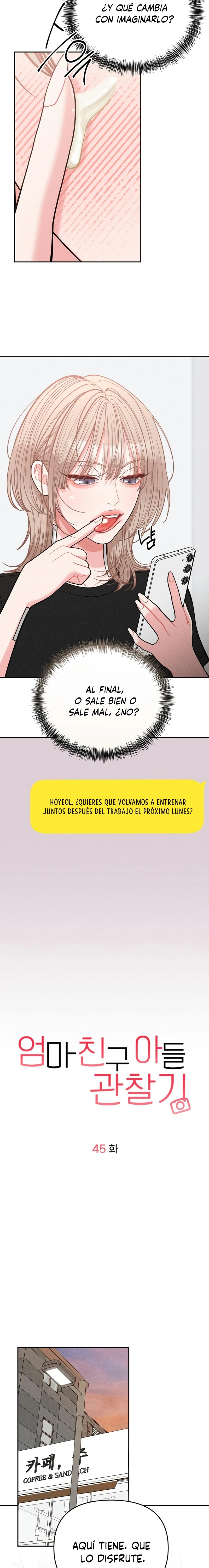Observando al hijo de la amiga de mi mamá Capitulo 45 página 7