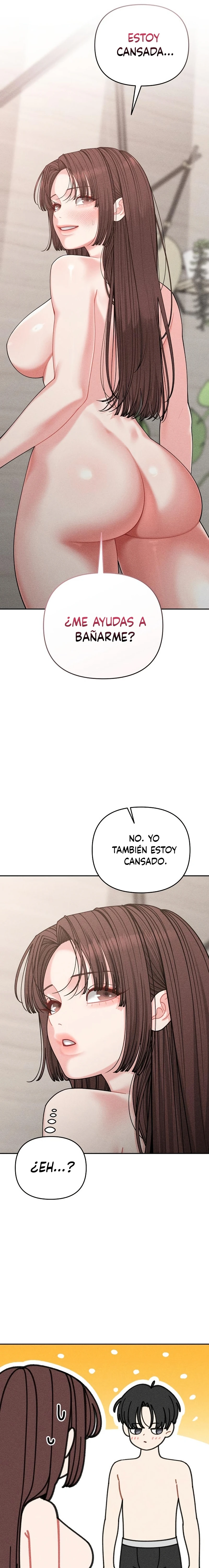 Observando al hijo de la amiga de mi mamá Capitulo 47 página 18