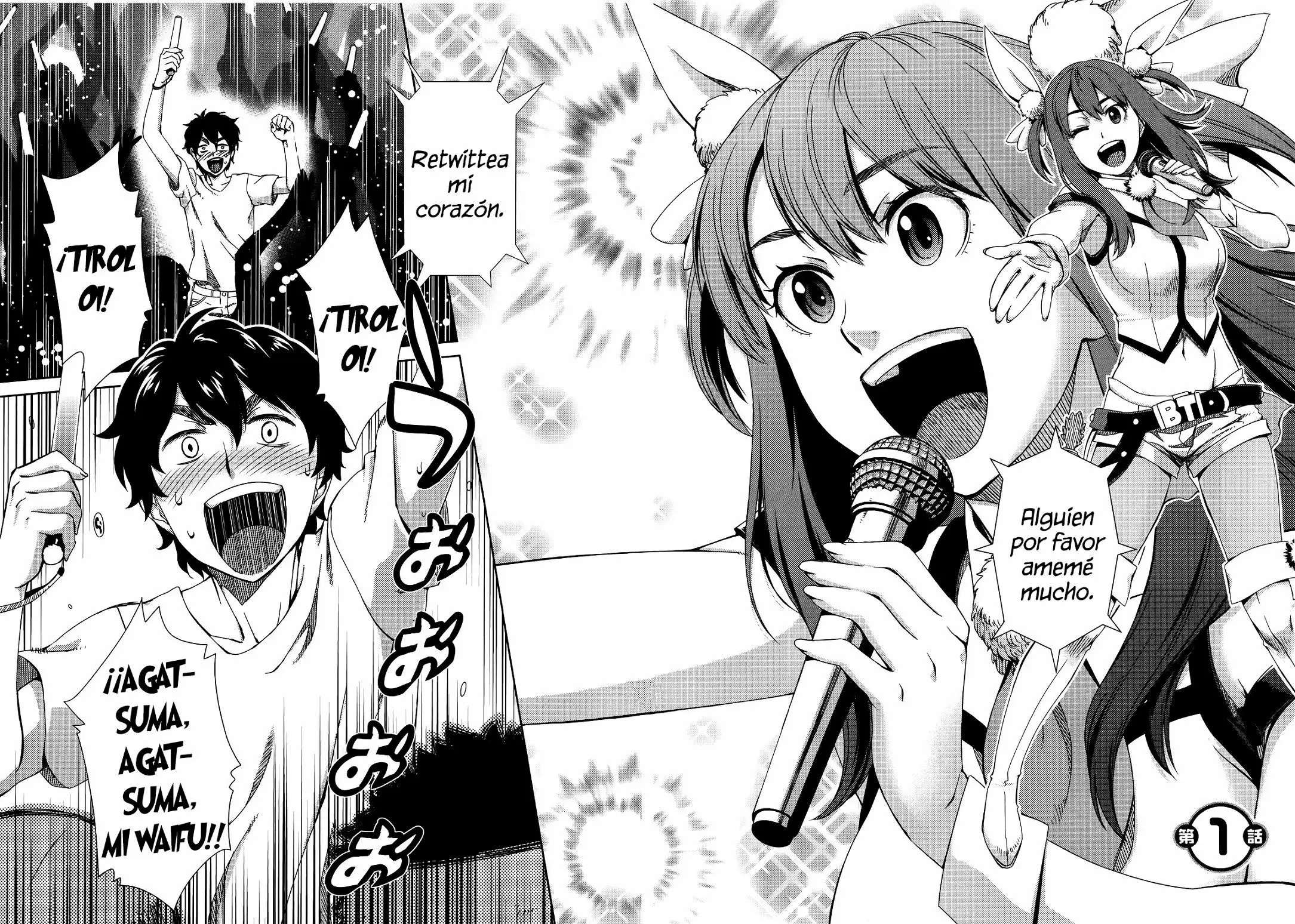 Idol na Kanojo to Otaku na Boku to Capitulo 1 página 2