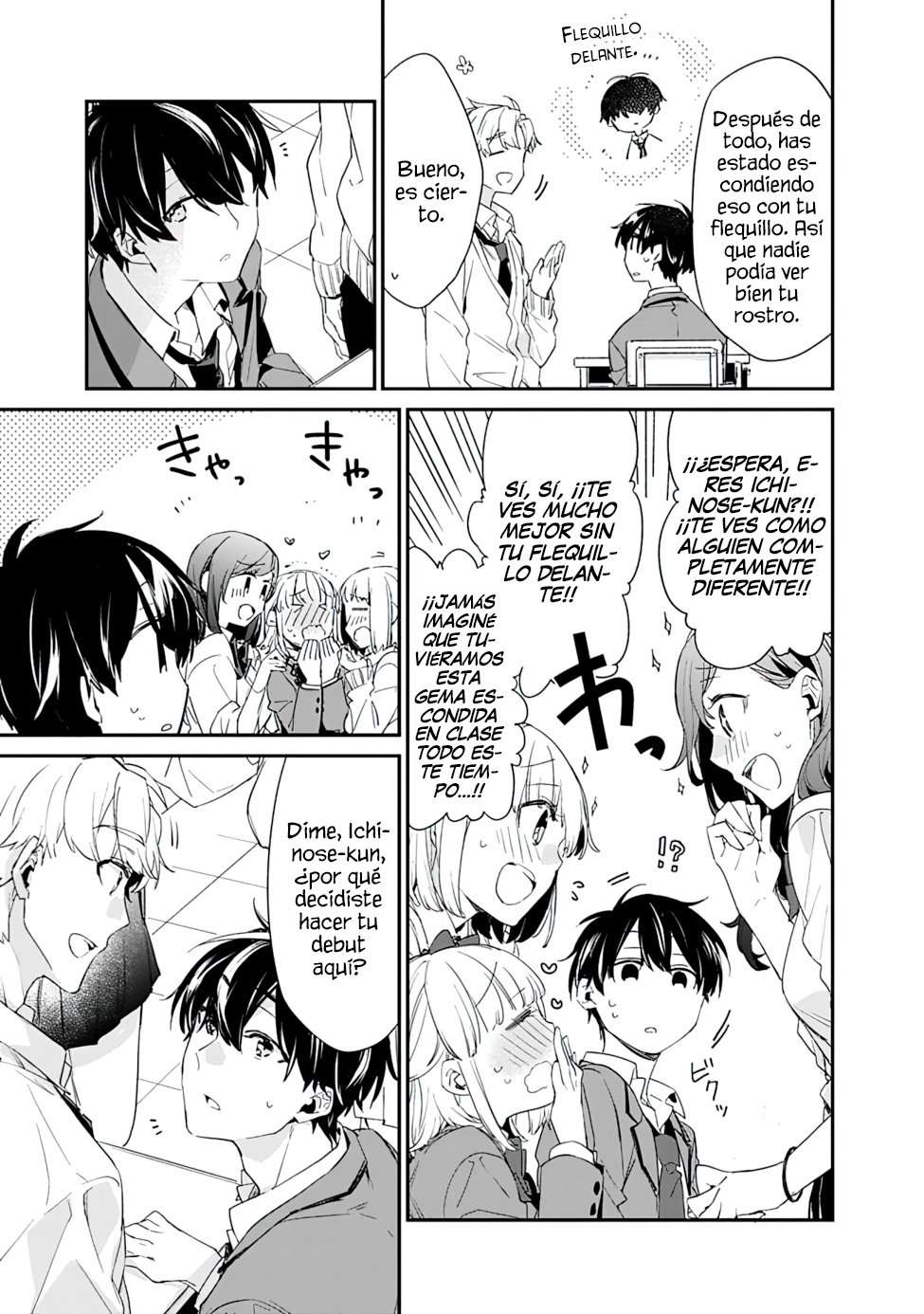 Osananajimi Kanojo no Morahara ga Hidoi n de Zetsuen Sengen Shite Yatta: Jibun Rashiku Ikiru Koto ni Shitara, Naze ka Tonari no Seki no Kakure Bishoujo kara Kokuhaku Sareta Capitulo 1 página 30