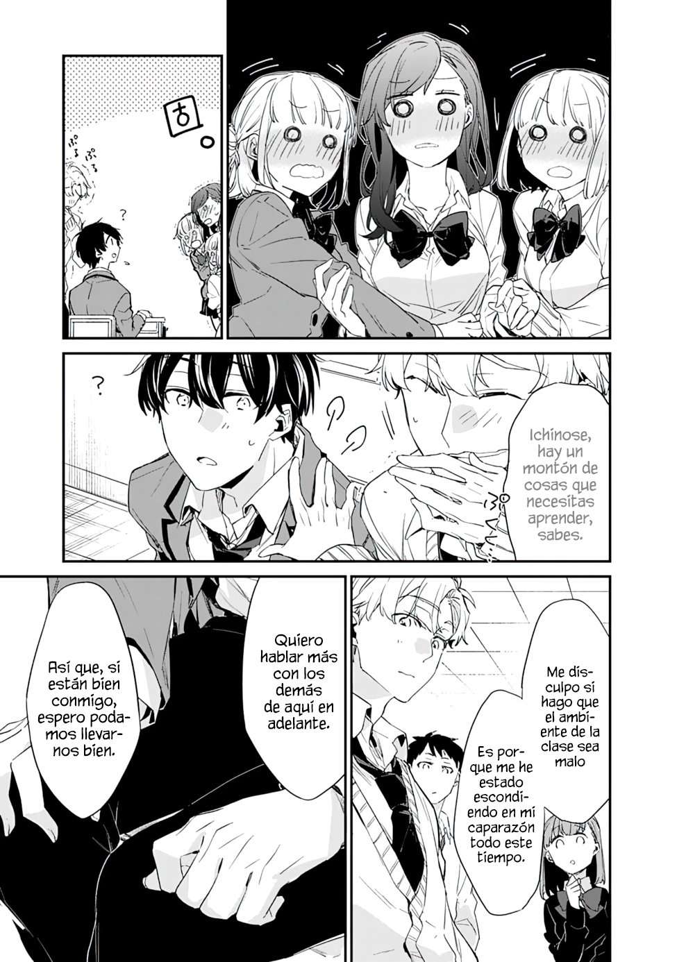 Osananajimi Kanojo no Morahara ga Hidoi n de Zetsuen Sengen Shite Yatta: Jibun Rashiku Ikiru Koto ni Shitara, Naze ka Tonari no Seki no Kakure Bishoujo kara Kokuhaku Sareta Capitulo 1 página 32