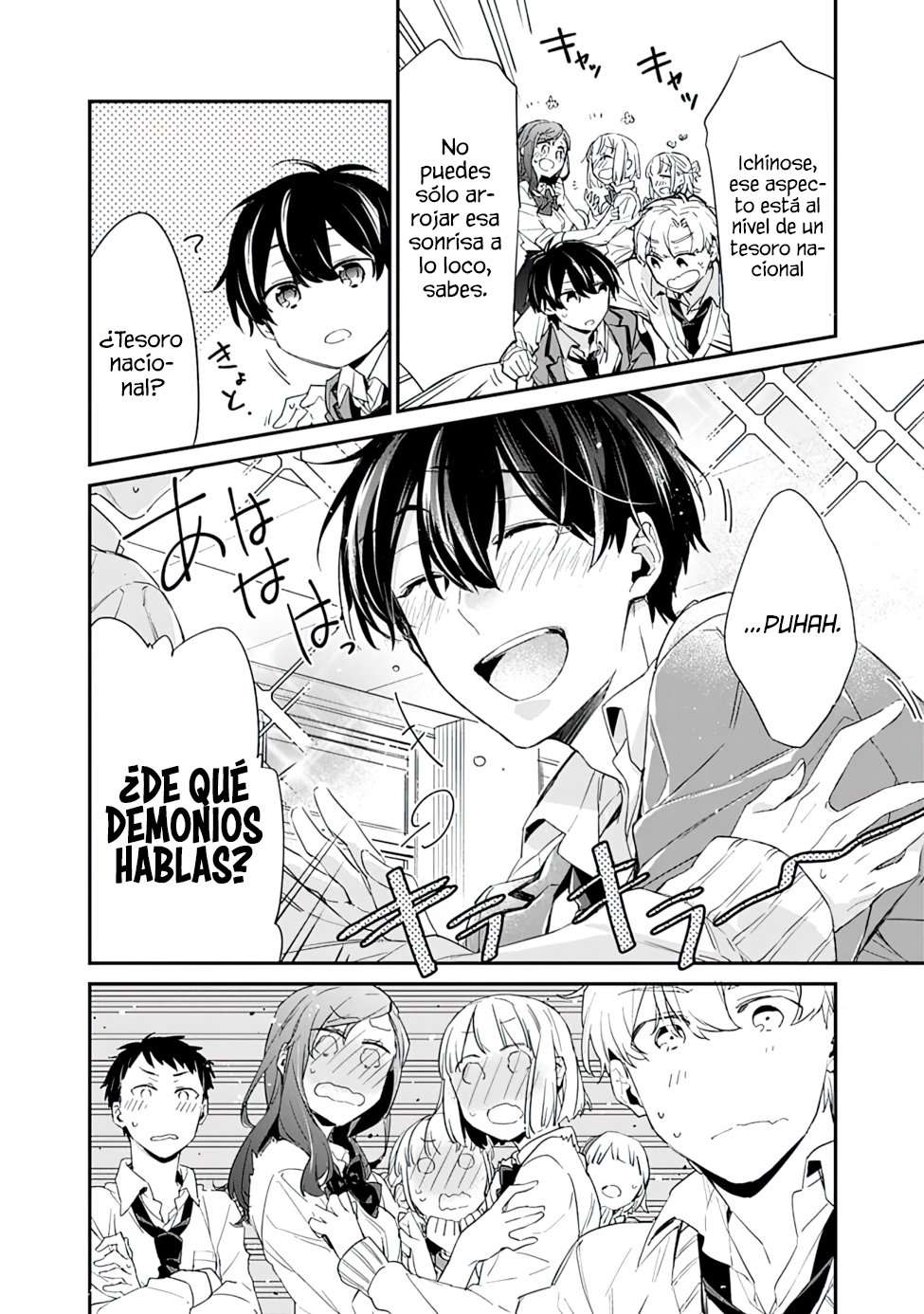 Osananajimi Kanojo no Morahara ga Hidoi n de Zetsuen Sengen Shite Yatta: Jibun Rashiku Ikiru Koto ni Shitara, Naze ka Tonari no Seki no Kakure Bishoujo kara Kokuhaku Sareta Capitulo 1 página 35