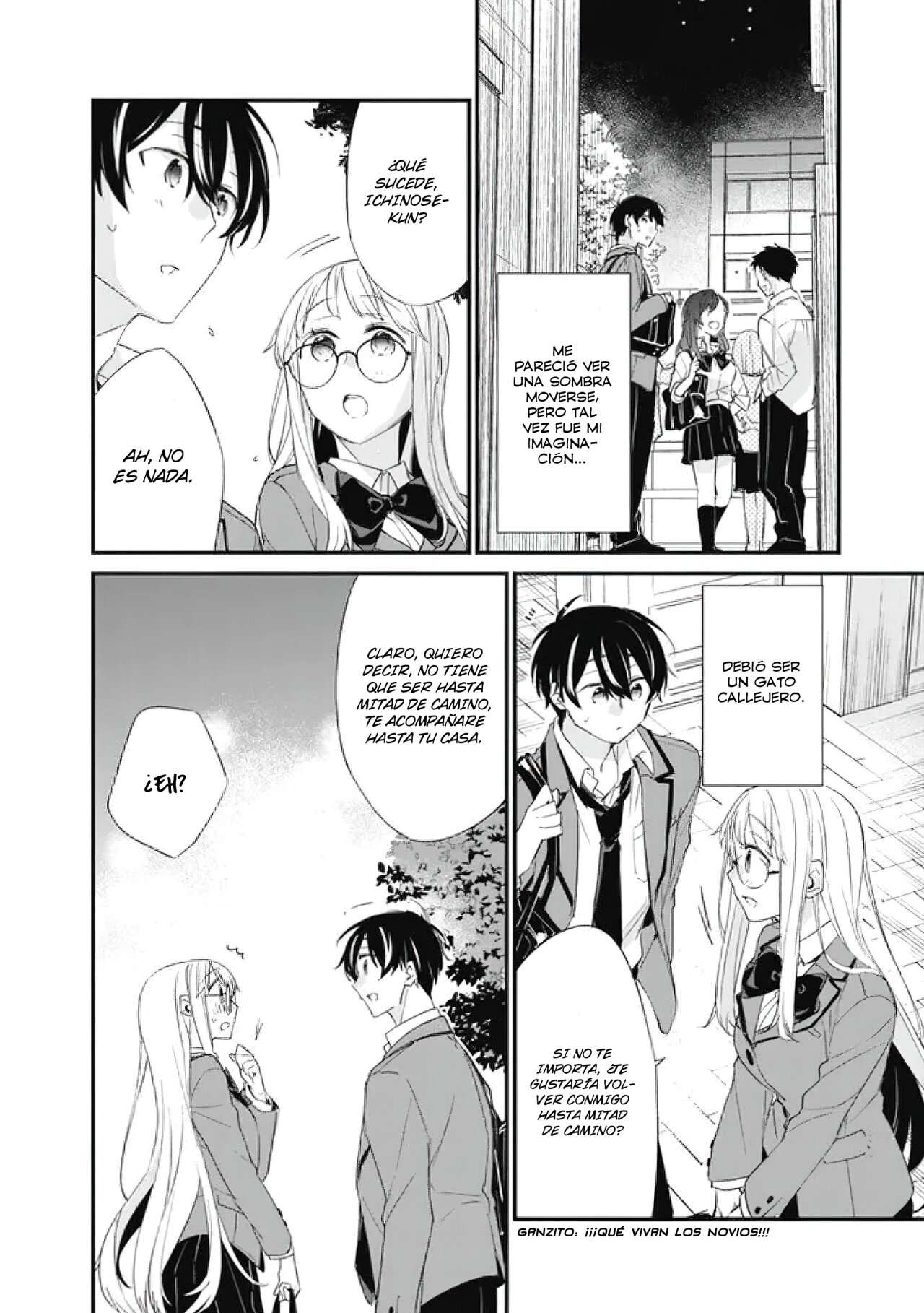 Osananajimi Kanojo no Morahara ga Hidoi n de Zetsuen Sengen Shite Yatta: Jibun Rashiku Ikiru Koto ni Shitara, Naze ka Tonari no Seki no Kakure Bishoujo kara Kokuhaku Sareta Capitulo 10 página 9