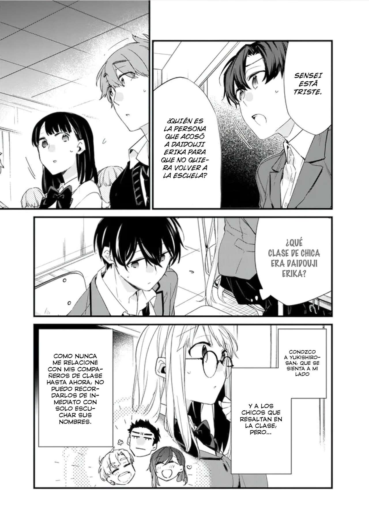 Osananajimi Kanojo no Morahara ga Hidoi n de Zetsuen Sengen Shite Yatta: Jibun Rashiku Ikiru Koto ni Shitara, Naze ka Tonari no Seki no Kakure Bishoujo kara Kokuhaku Sareta Capitulo 11 página 4