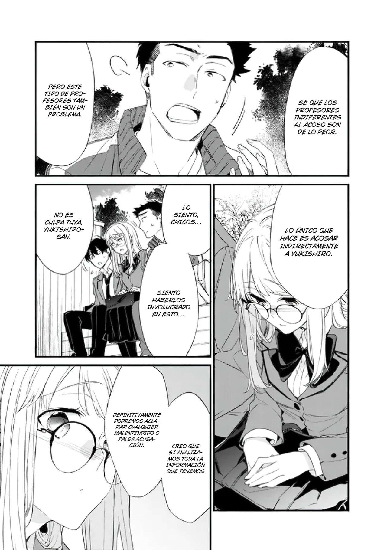 Osananajimi Kanojo no Morahara ga Hidoi n de Zetsuen Sengen Shite Yatta: Jibun Rashiku Ikiru Koto ni Shitara, Naze ka Tonari no Seki no Kakure Bishoujo kara Kokuhaku Sareta Capitulo 12 página 14