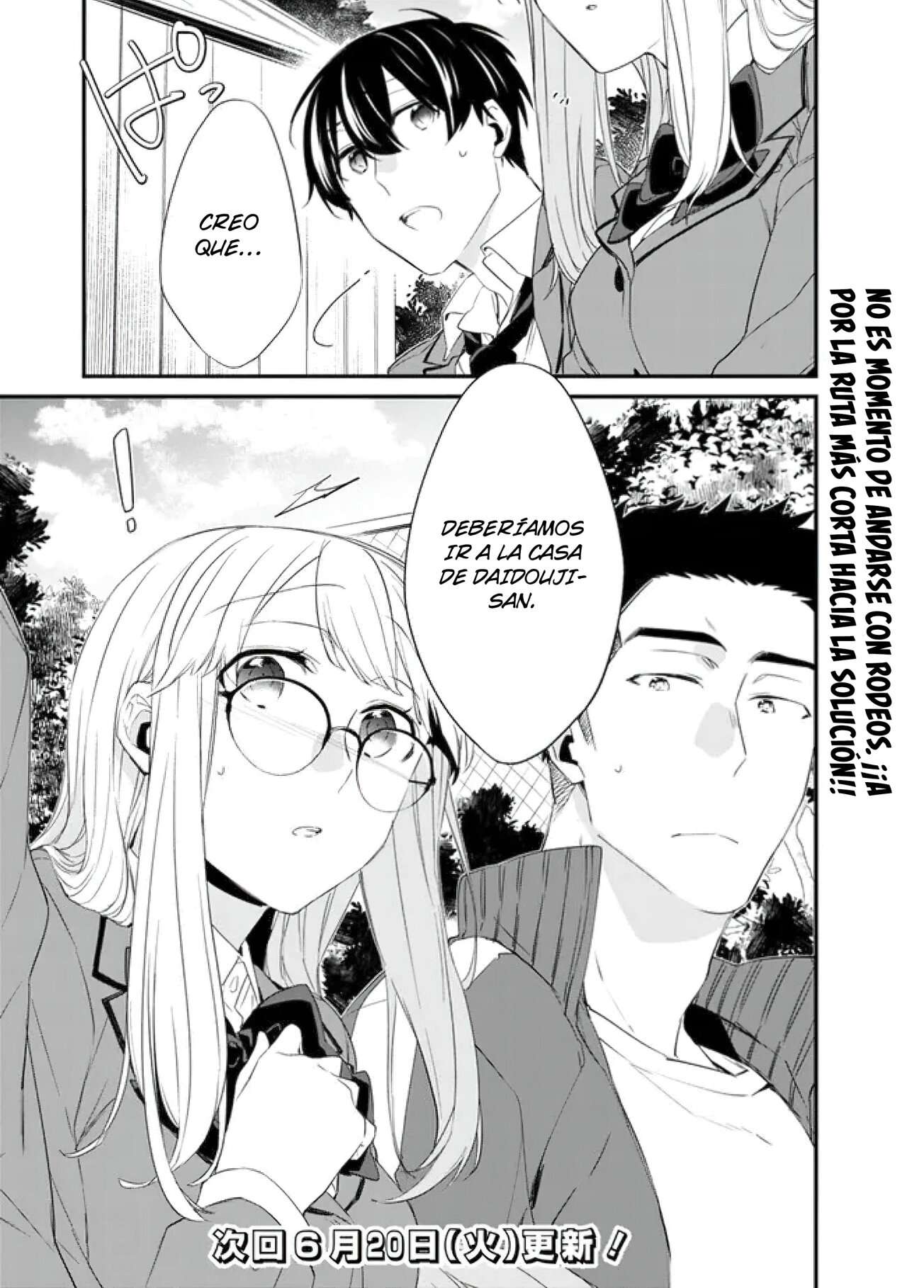 Osananajimi Kanojo no Morahara ga Hidoi n de Zetsuen Sengen Shite Yatta: Jibun Rashiku Ikiru Koto ni Shitara, Naze ka Tonari no Seki no Kakure Bishoujo kara Kokuhaku Sareta Capitulo 12 página 18