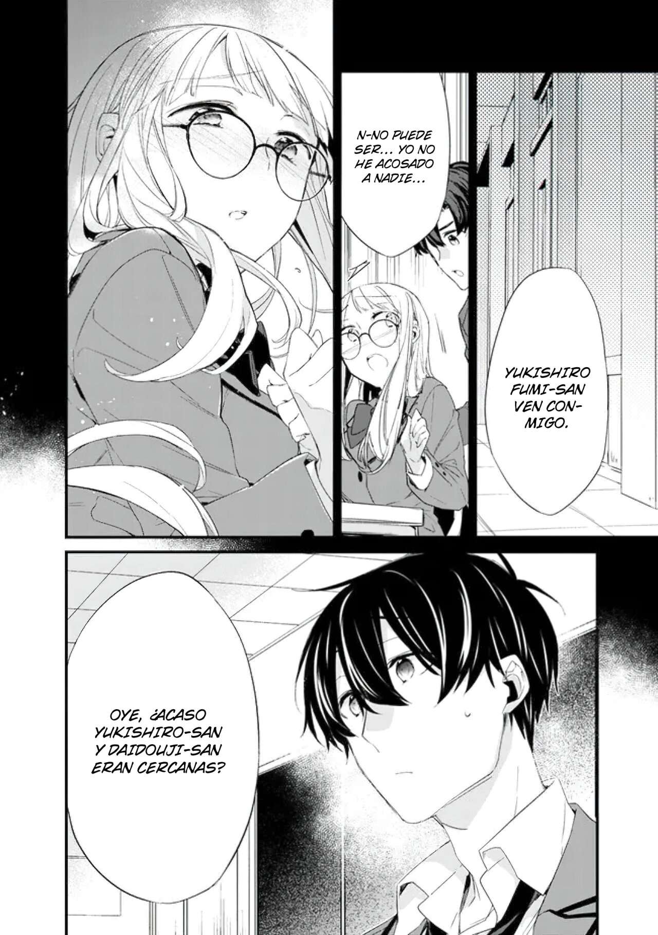 Osananajimi Kanojo no Morahara ga Hidoi n de Zetsuen Sengen Shite Yatta: Jibun Rashiku Ikiru Koto ni Shitara, Naze ka Tonari no Seki no Kakure Bishoujo kara Kokuhaku Sareta Capitulo 12 página 3