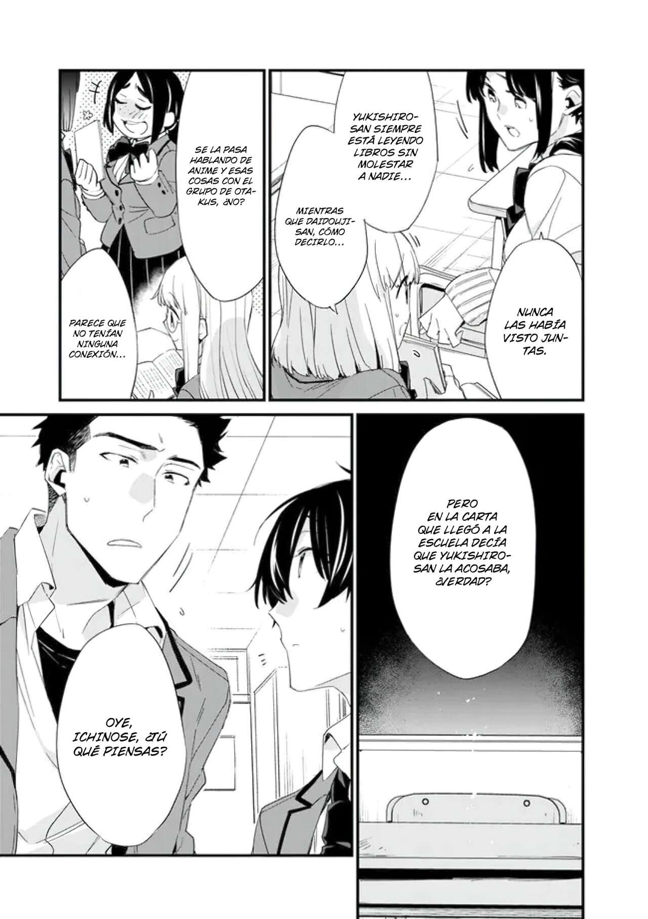 Osananajimi Kanojo no Morahara ga Hidoi n de Zetsuen Sengen Shite Yatta: Jibun Rashiku Ikiru Koto ni Shitara, Naze ka Tonari no Seki no Kakure Bishoujo kara Kokuhaku Sareta Capitulo 12 página 4