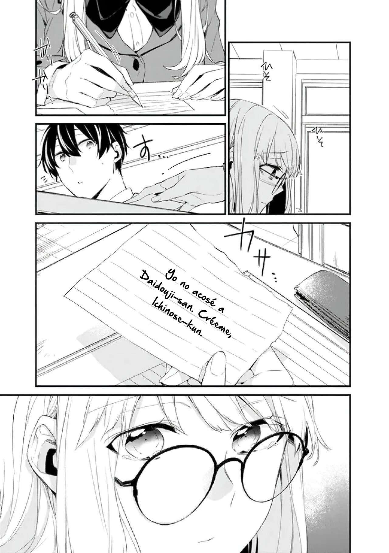 Osananajimi Kanojo no Morahara ga Hidoi n de Zetsuen Sengen Shite Yatta: Jibun Rashiku Ikiru Koto ni Shitara, Naze ka Tonari no Seki no Kakure Bishoujo kara Kokuhaku Sareta Capitulo 12 página 8