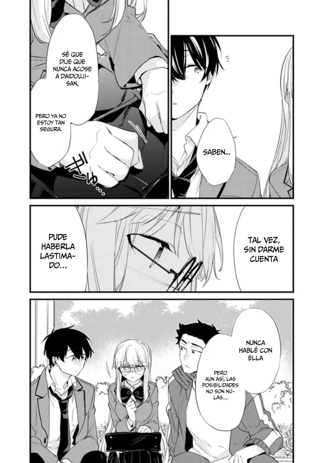 Osananajimi Kanojo no Morahara ga Hidoi n de Zetsuen Sengen Shite Yatta: Jibun Rashiku Ikiru Koto ni Shitara, Naze ka Tonari no Seki no Kakure Bishoujo kara Kokuhaku Sareta Capitulo 13 página 4