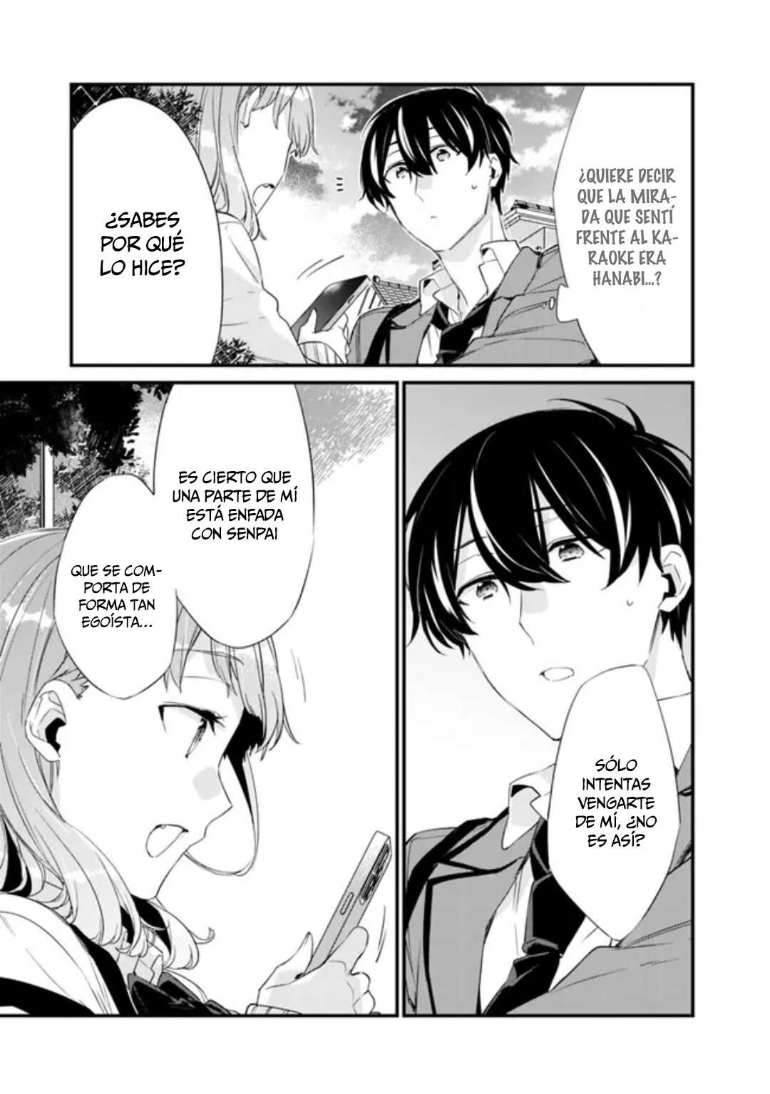 Osananajimi Kanojo no Morahara ga Hidoi n de Zetsuen Sengen Shite Yatta: Jibun Rashiku Ikiru Koto ni Shitara, Naze ka Tonari no Seki no Kakure Bishoujo kara Kokuhaku Sareta Capitulo 14 página 10