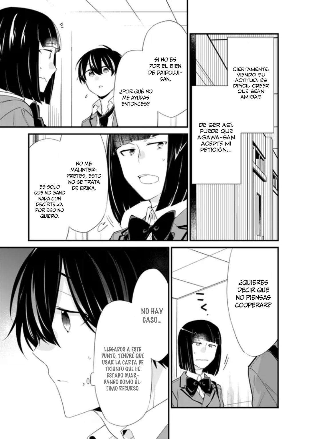 Osananajimi Kanojo no Morahara ga Hidoi n de Zetsuen Sengen Shite Yatta: Jibun Rashiku Ikiru Koto ni Shitara, Naze ka Tonari no Seki no Kakure Bishoujo kara Kokuhaku Sareta Capitulo 15 página 14
