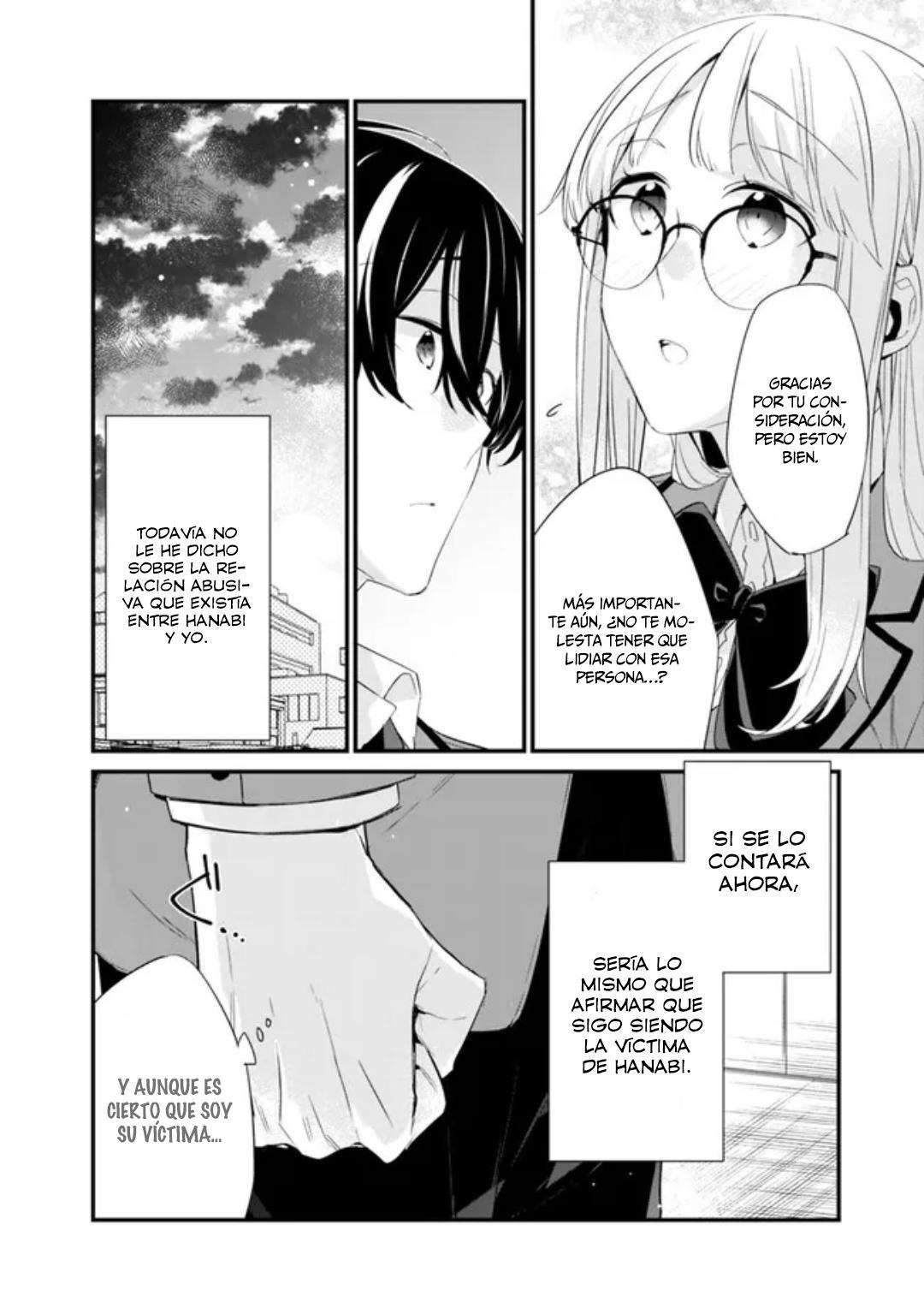 Osananajimi Kanojo no Morahara ga Hidoi n de Zetsuen Sengen Shite Yatta: Jibun Rashiku Ikiru Koto ni Shitara, Naze ka Tonari no Seki no Kakure Bishoujo kara Kokuhaku Sareta Capitulo 15 página 7