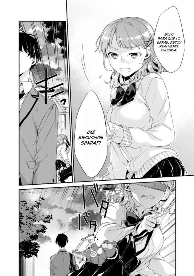 Osananajimi Kanojo no Morahara ga Hidoi n de Zetsuen Sengen Shite Yatta: Jibun Rashiku Ikiru Koto ni Shitara, Naze ka Tonari no Seki no Kakure Bishoujo kara Kokuhaku Sareta Capitulo 2.5 página 12