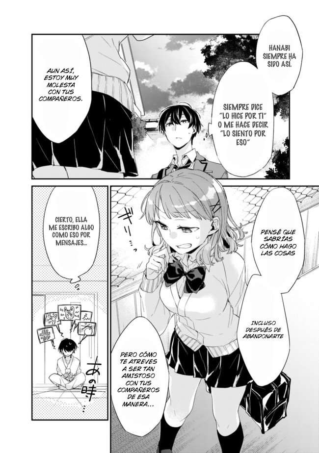 Osananajimi Kanojo no Morahara ga Hidoi n de Zetsuen Sengen Shite Yatta: Jibun Rashiku Ikiru Koto ni Shitara, Naze ka Tonari no Seki no Kakure Bishoujo kara Kokuhaku Sareta Capitulo 2.5 página 4