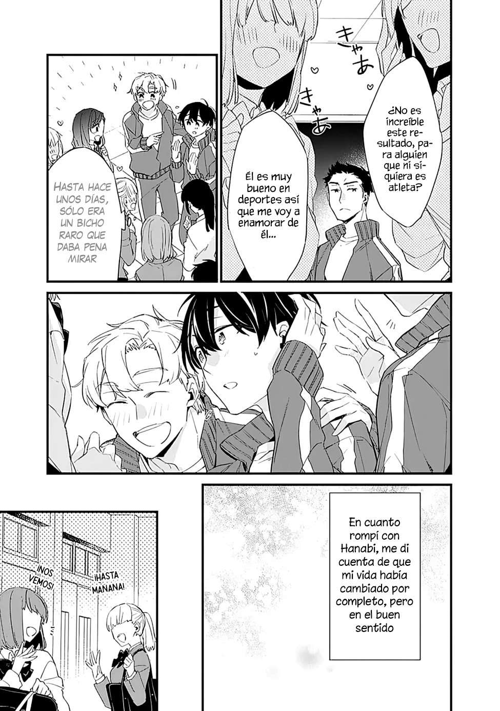 Osananajimi Kanojo no Morahara ga Hidoi n de Zetsuen Sengen Shite Yatta: Jibun Rashiku Ikiru Koto ni Shitara, Naze ka Tonari no Seki no Kakure Bishoujo kara Kokuhaku Sareta Capitulo 3.1 página 18