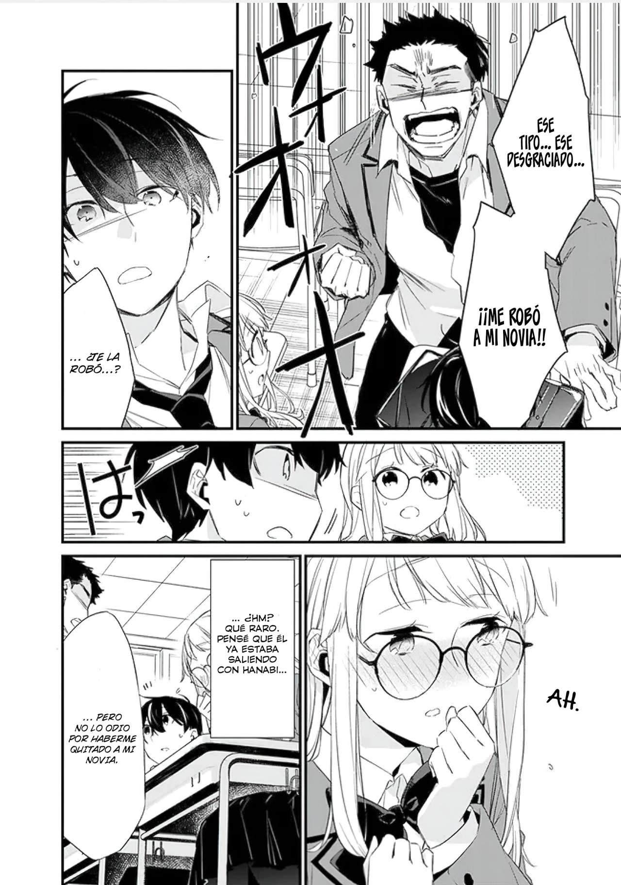 Osananajimi Kanojo no Morahara ga Hidoi n de Zetsuen Sengen Shite Yatta: Jibun Rashiku Ikiru Koto ni Shitara, Naze ka Tonari no Seki no Kakure Bishoujo kara Kokuhaku Sareta Capitulo 3.5 página 3