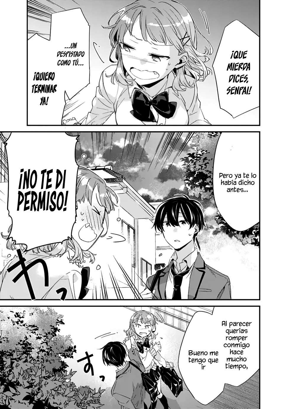Osananajimi Kanojo no Morahara ga Hidoi n de Zetsuen Sengen Shite Yatta: Jibun Rashiku Ikiru Koto ni Shitara, Naze ka Tonari no Seki no Kakure Bishoujo kara Kokuhaku Sareta Capitulo 3 página 11