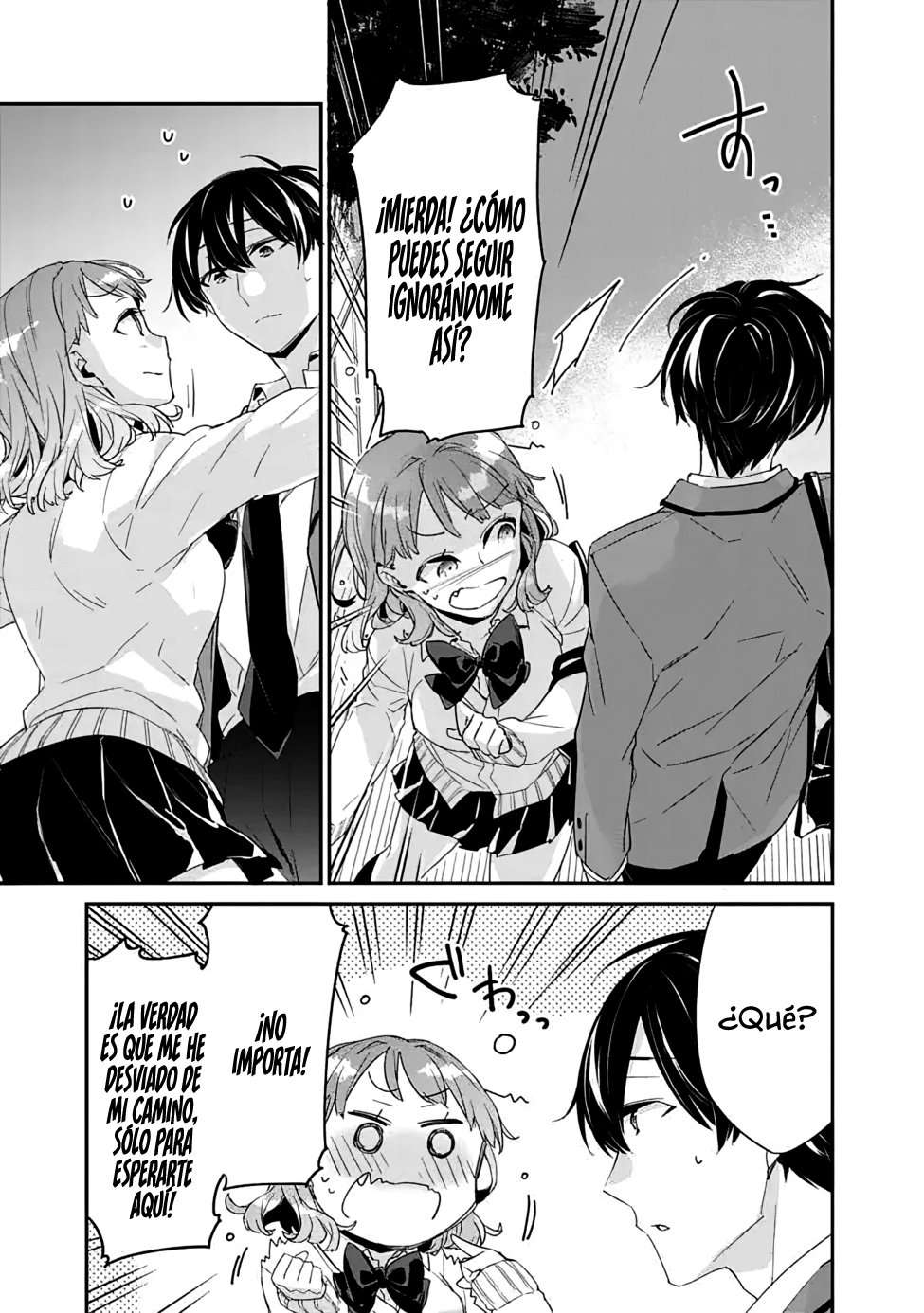 Osananajimi Kanojo no Morahara ga Hidoi n de Zetsuen Sengen Shite Yatta: Jibun Rashiku Ikiru Koto ni Shitara, Naze ka Tonari no Seki no Kakure Bishoujo kara Kokuhaku Sareta Capitulo 3 página 3