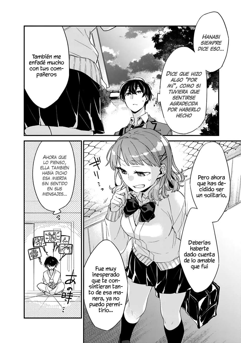 Osananajimi Kanojo no Morahara ga Hidoi n de Zetsuen Sengen Shite Yatta: Jibun Rashiku Ikiru Koto ni Shitara, Naze ka Tonari no Seki no Kakure Bishoujo kara Kokuhaku Sareta Capitulo 3 página 4