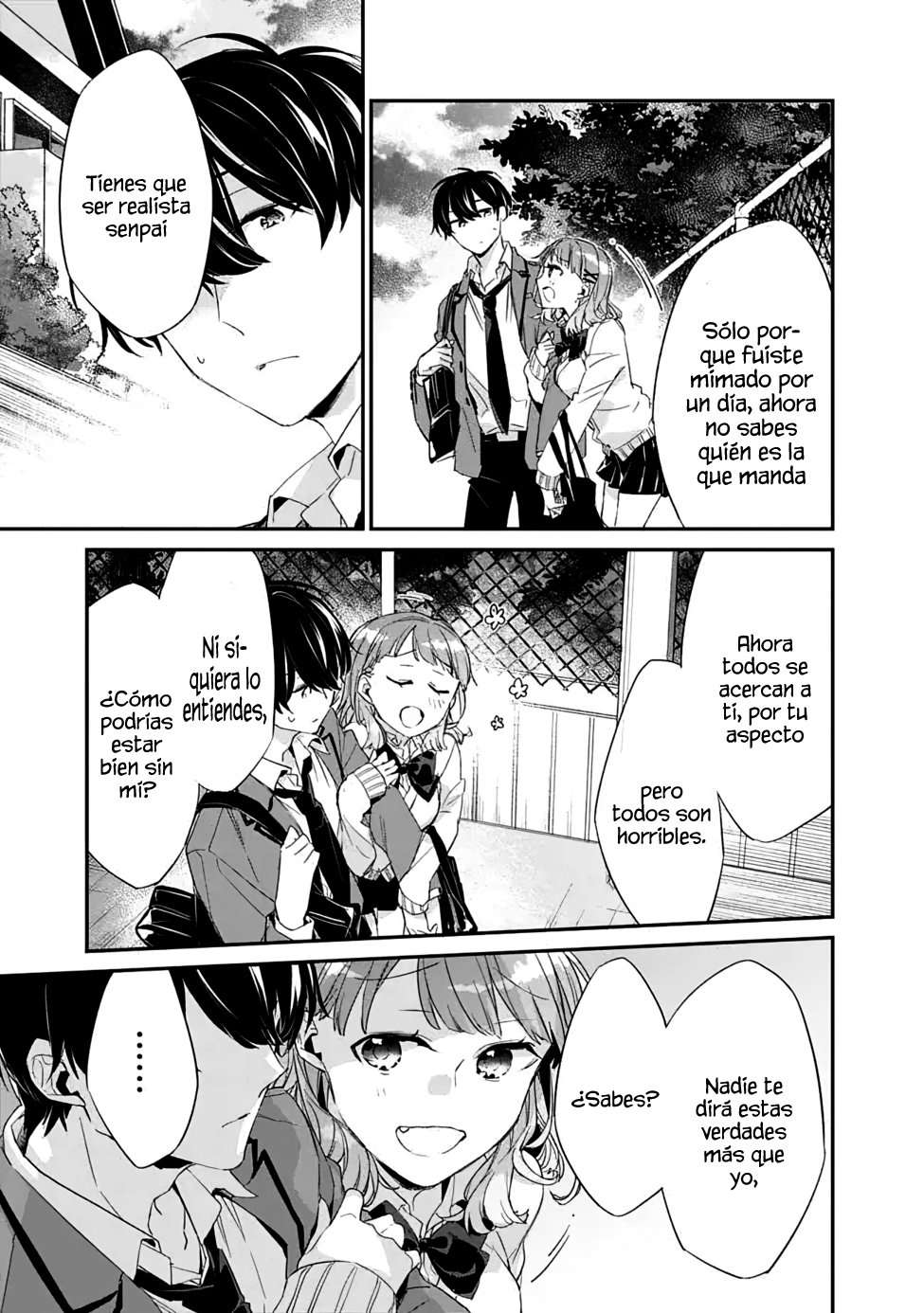 Osananajimi Kanojo no Morahara ga Hidoi n de Zetsuen Sengen Shite Yatta: Jibun Rashiku Ikiru Koto ni Shitara, Naze ka Tonari no Seki no Kakure Bishoujo kara Kokuhaku Sareta Capitulo 3 página 7