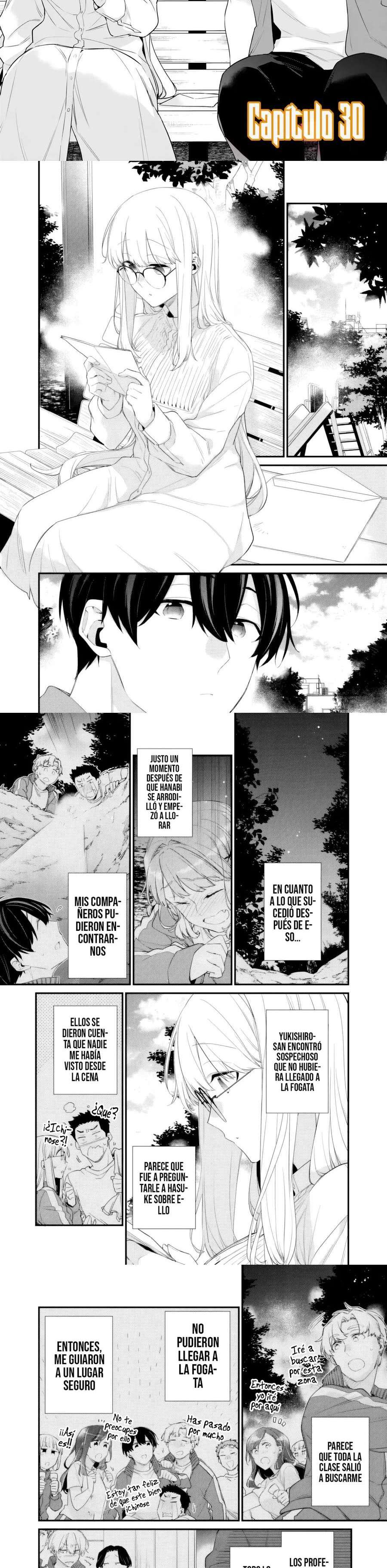Osananajimi Kanojo no Morahara ga Hidoi n de Zetsuen Sengen Shite Yatta: Jibun Rashiku Ikiru Koto ni Shitara, Naze ka Tonari no Seki no Kakure Bishoujo kara Kokuhaku Sareta Capitulo 30 página 2