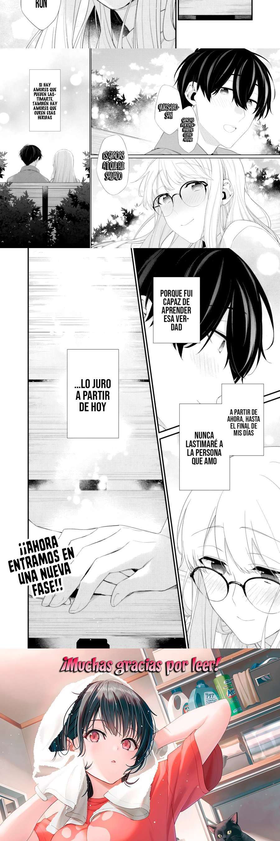Osananajimi Kanojo no Morahara ga Hidoi n de Zetsuen Sengen Shite Yatta: Jibun Rashiku Ikiru Koto ni Shitara, Naze ka Tonari no Seki no Kakure Bishoujo kara Kokuhaku Sareta Capitulo 30 página 7