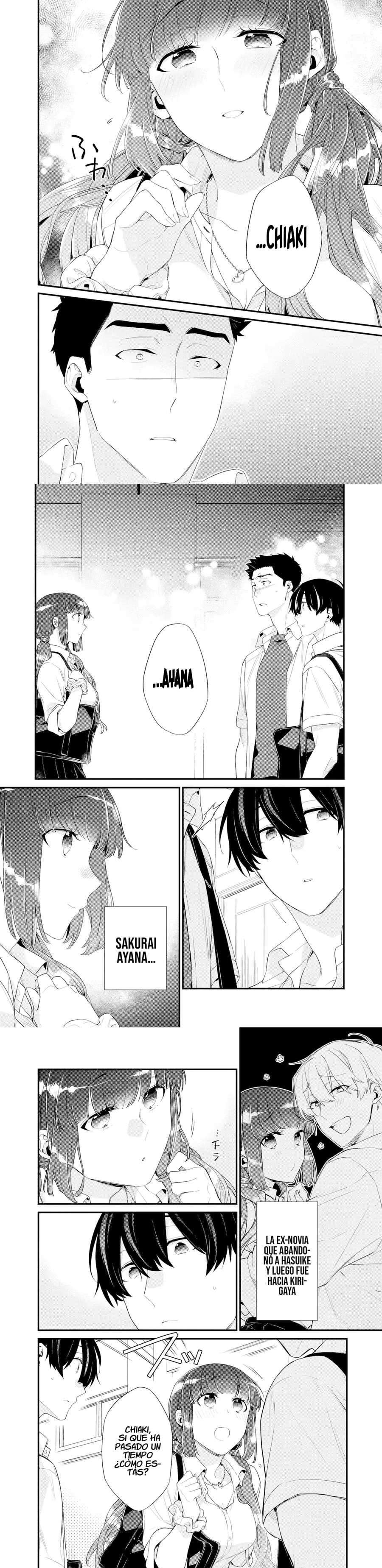 Osananajimi Kanojo no Morahara ga Hidoi n de Zetsuen Sengen Shite Yatta: Jibun Rashiku Ikiru Koto ni Shitara, Naze ka Tonari no Seki no Kakure Bishoujo kara Kokuhaku Sareta Capitulo 33.1 página 3