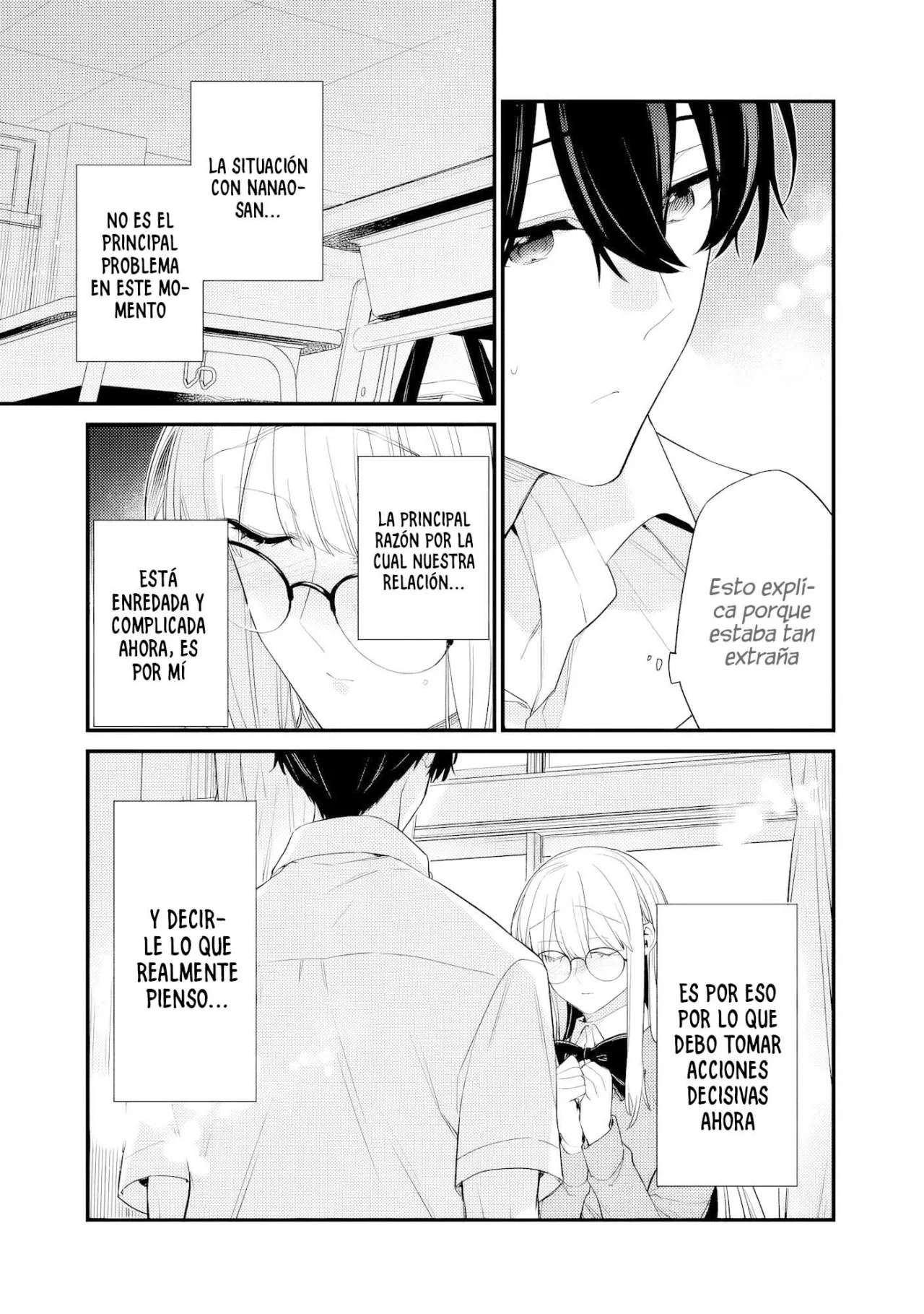 Osananajimi Kanojo no Morahara ga Hidoi n de Zetsuen Sengen Shite Yatta: Jibun Rashiku Ikiru Koto ni Shitara, Naze ka Tonari no Seki no Kakure Bishoujo kara Kokuhaku Sareta Capitulo 42 página 12
